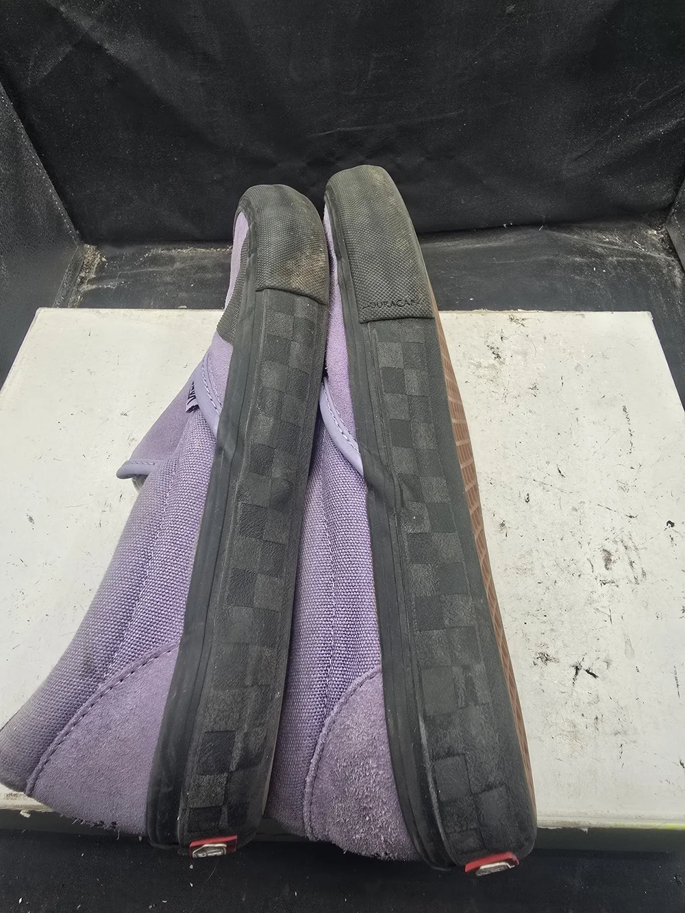 Vans Slip-On Sneakers in Lavender Purple